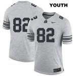 Youth NCAA Ohio State Buckeyes Garyn Prater #82 College Stitched No Name Authentic Nike Gray Football Jersey SZ20J13OL